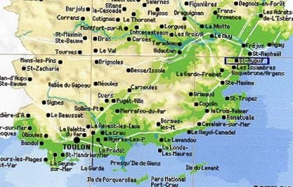 Saint-Aygulf dans le Var