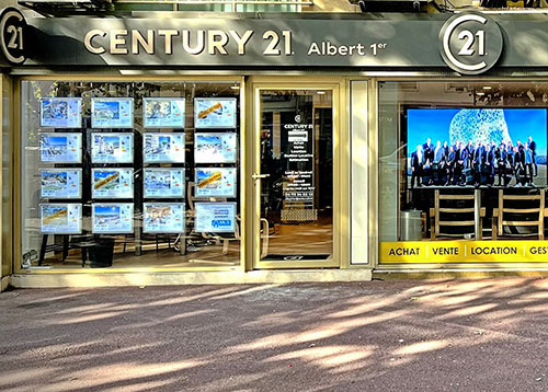 Agence immobili&egrave;re CENTURY 21 Albert 1er &agrave; ANTIBES 06600