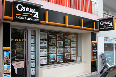 Agence immobili&egrave;reCENTURY 21 Rivièra Transactions, 06700 ST LAURENT DU VAR